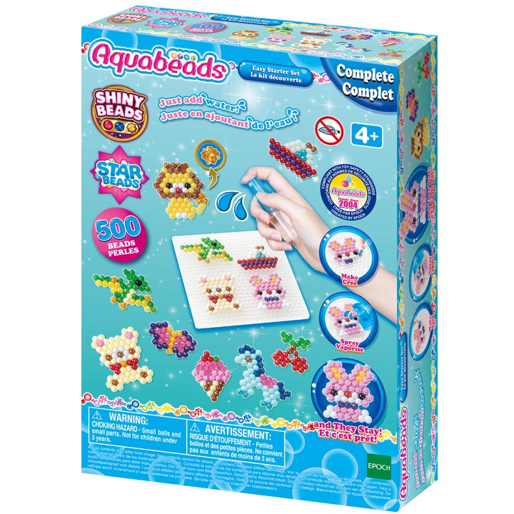 500 db-os Aquabeads Easy Starter készlet