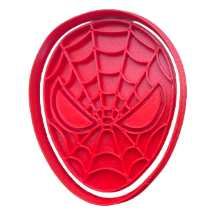 Sütemény-, keksz-, torta-, fondant-, agyagkiszúró forma, műanyagból, Marvel szuperhős téma, Pókember