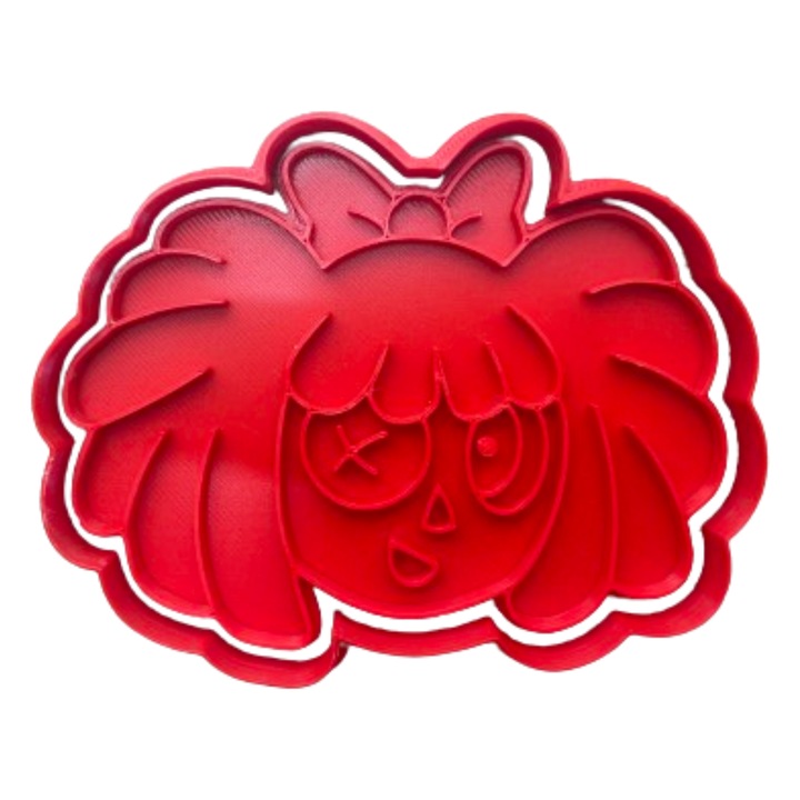 Forma de taiat biscuiti, fursecuri, prajituri, fondant, lut, din plastic, Tema Personaje din desene, tip Digital Circus, Ragatha, 107x86x10 mm