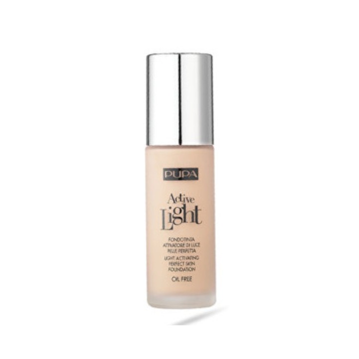 Fond de ten Pupa, Active Light, SPF 10, 050 Golden Beige, 30 ml