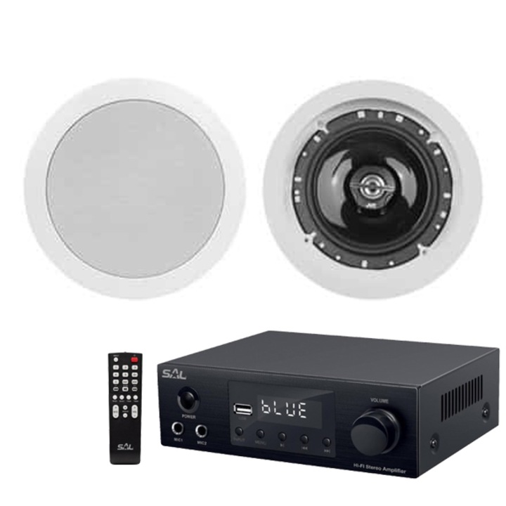 Boxe incastrabile bluetooth JVC CSJ-1720-XC + Amplificator