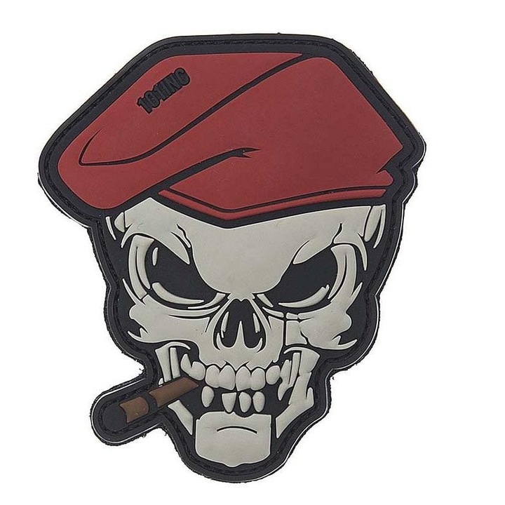 Patch 3D PVC Skull Sigar