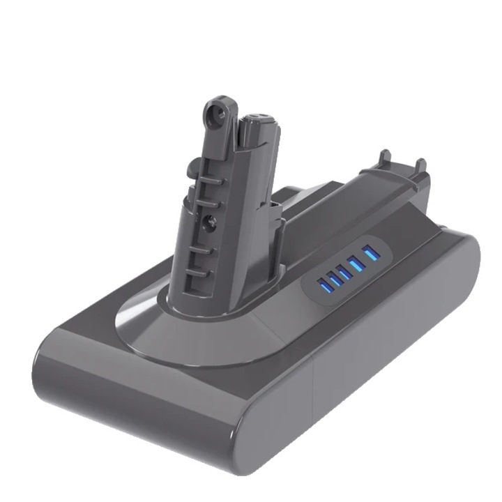 Baterie aspirator, Li-ion, 6000mAh capacitate mare, 21.6V, negru, V10