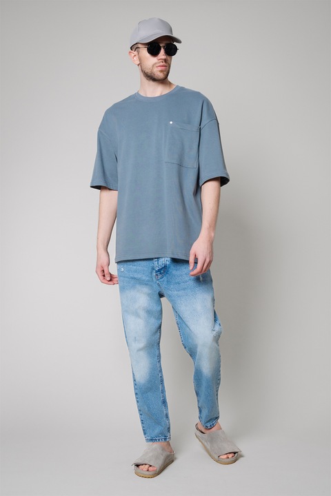 uFIT, Blugi cu aspect decolorat, Albastru deschis