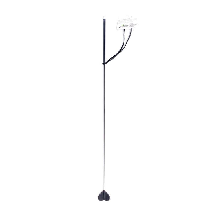 BDSM комплект камшик, С дръжка модел сърце, Фибростъкло, 70см