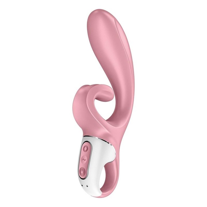 Satisfyer, Vibratoare, Wibrator-Hug Me Connect App (Pink), Vibrator pentru Punct G, Silentios, Rezistent la apa, Intensifica Placerea