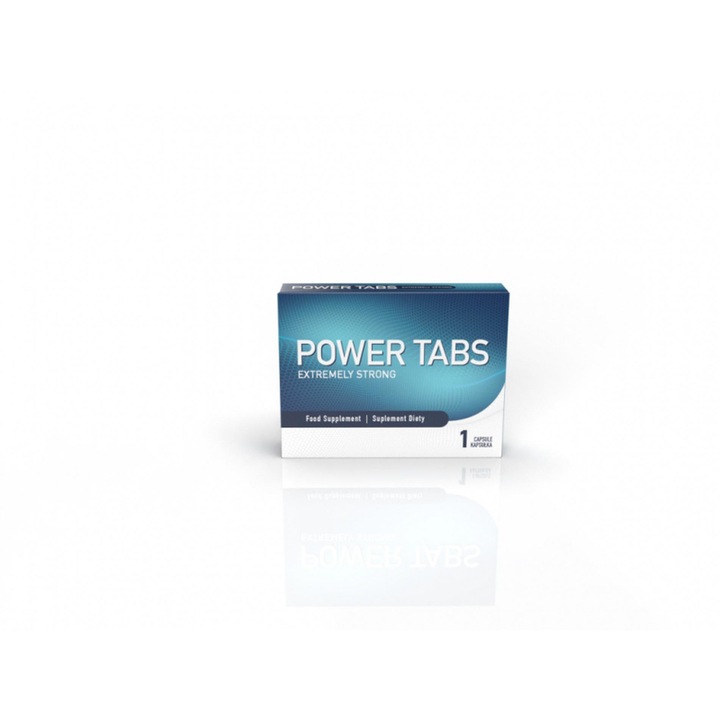 Supliment pentru Erectie Power Tabs, L-arginina/Tribulus, 1 Capsula