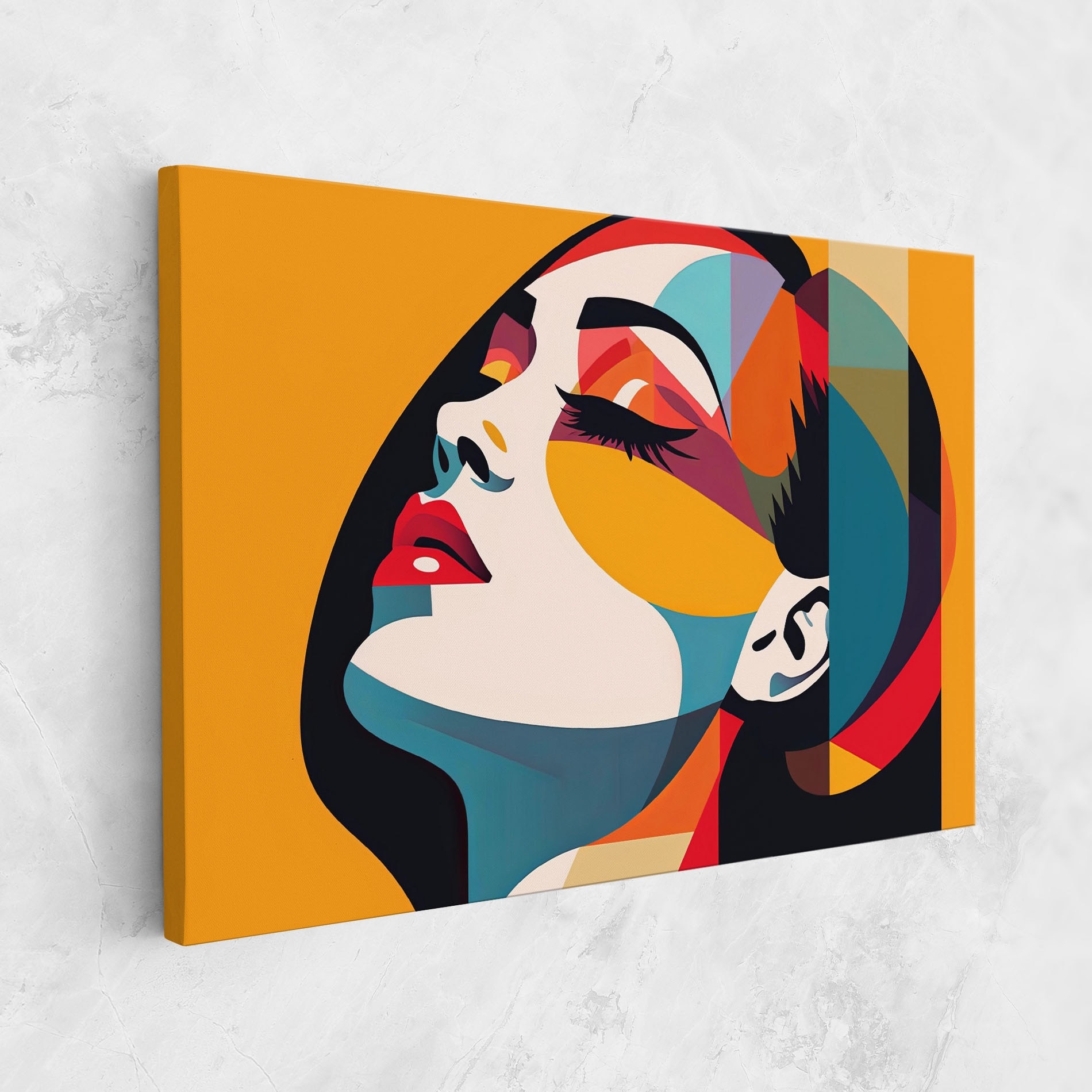 ARTHUB, Vászonkép 80x120 cm, Dreamy Yellow Female | Hálószoba és