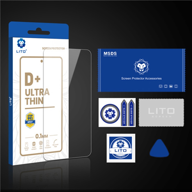 Folie de protectie Ecran Lito Classic Ultra Thin pentru Samsung Galaxy S24 Ultra S928, Sticla Securizata, Full Glue, 2.5D