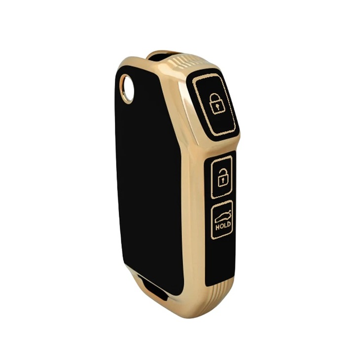 Husa pentru cheie briceag negru KIA Sportage R GT Stinger GT Sorento Ceed CD Cerato Forte 2018 2019