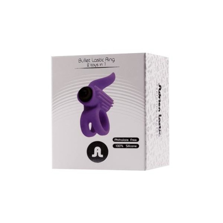 Inel Erectil cu Masaj Clitoridian, Adrien Lastic, Silicon Medical, Rezistent la Apa, 7.5cm