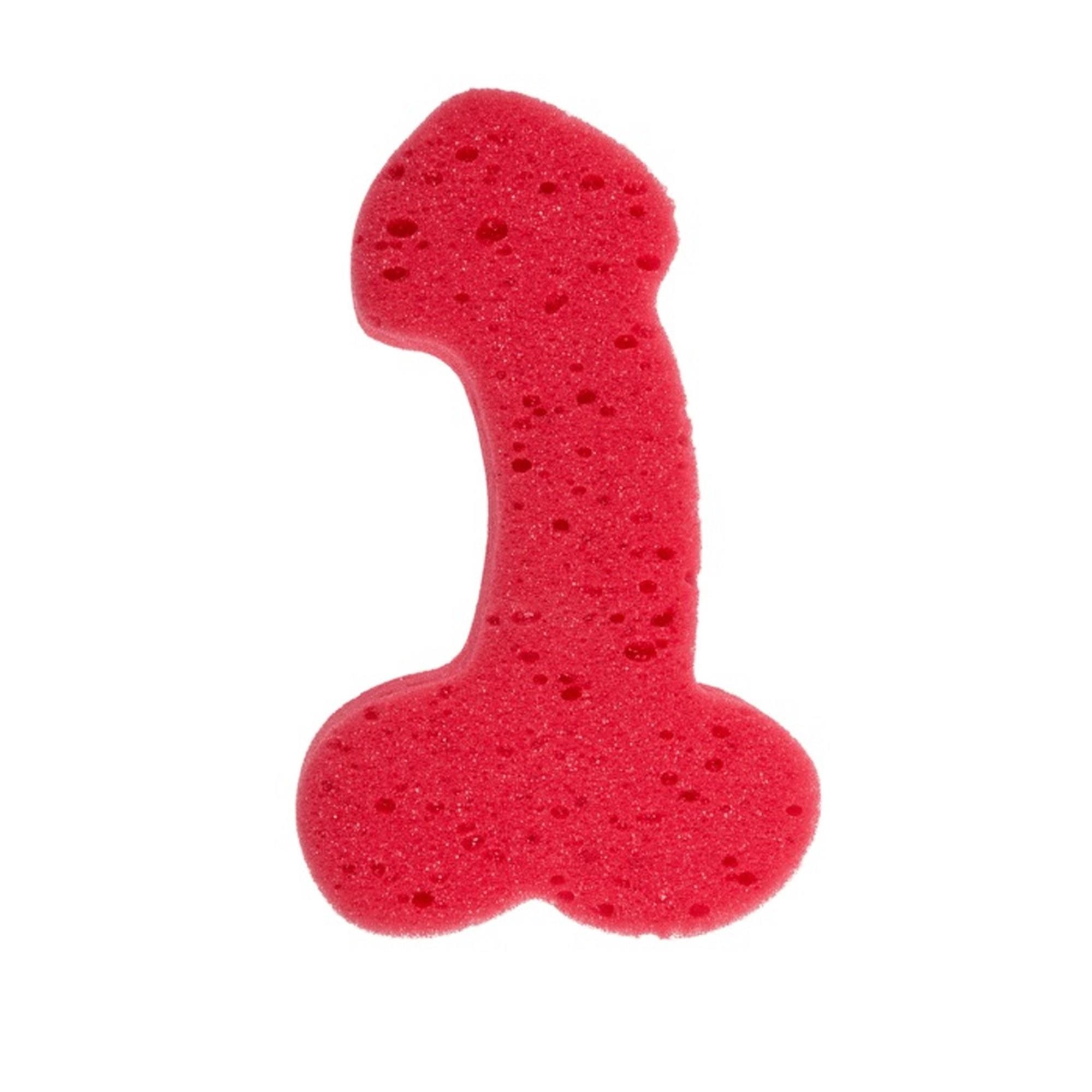 Burete de baie, Boss of Toys, forma penis, rosu, 19cm - eMAG.ro