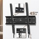 TV állvány Maclean MC-748A, 32-70", 45 kg, fekete