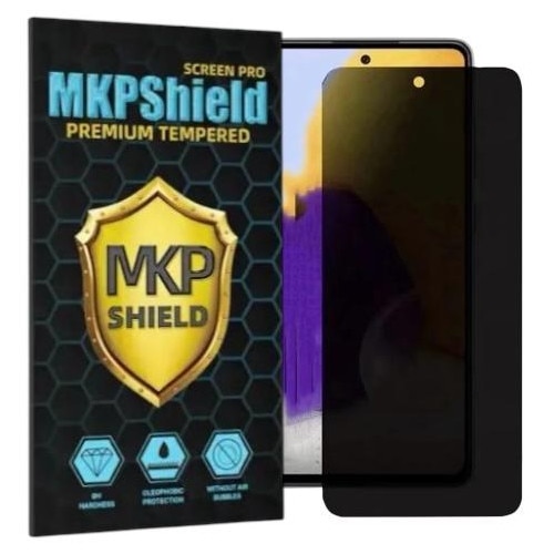 Folie Protectie Privacy Sticla securizata Mkpshield, compatibila Xiaomi Redmi note 8 Pro, Full Glue, Ultra HD
