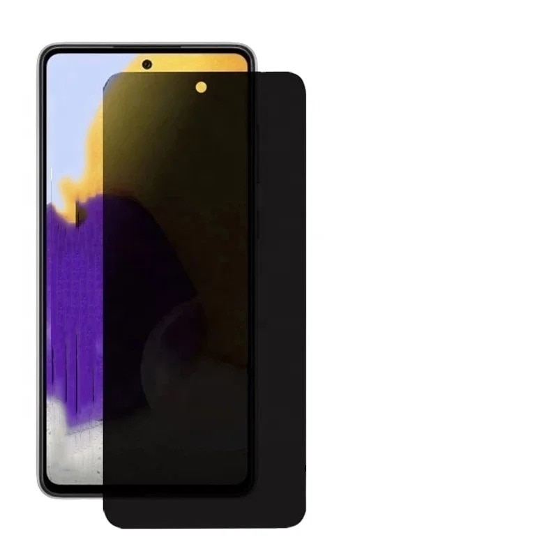 Folie Protectie Privacy Sticla securizata Mkpshield, compatibila Xiaomi Redmi note 8 Pro, Full Glue, Ultra HD