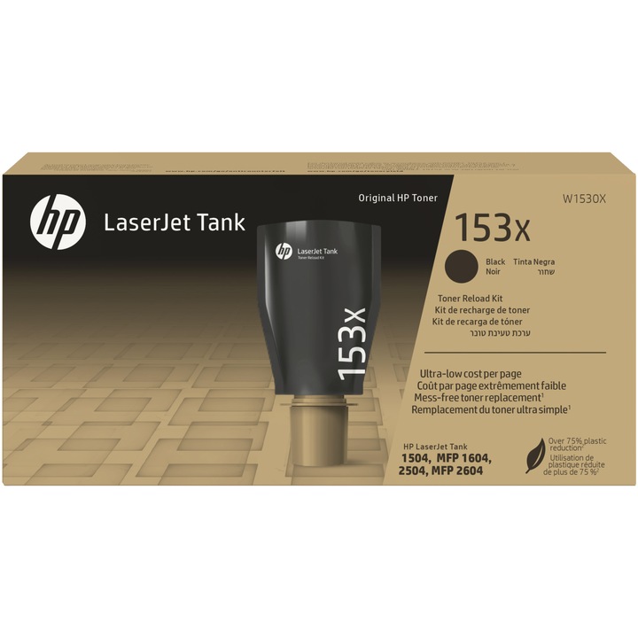 Toner Hp W1530X, Reload Kit Lj 153X Black 5K