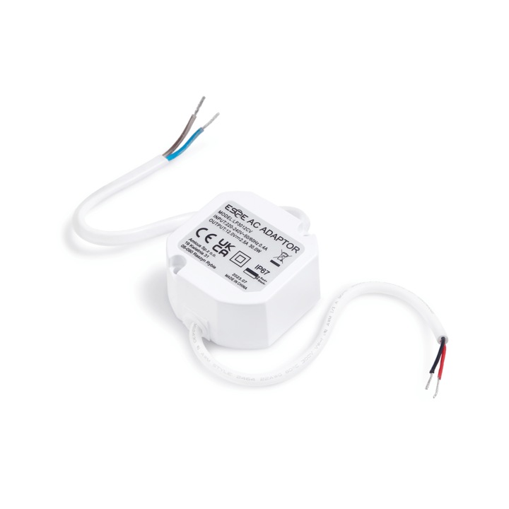 LED захранваща кутия 12V 2.5A 30W IP67 ESPE, LP3012CV