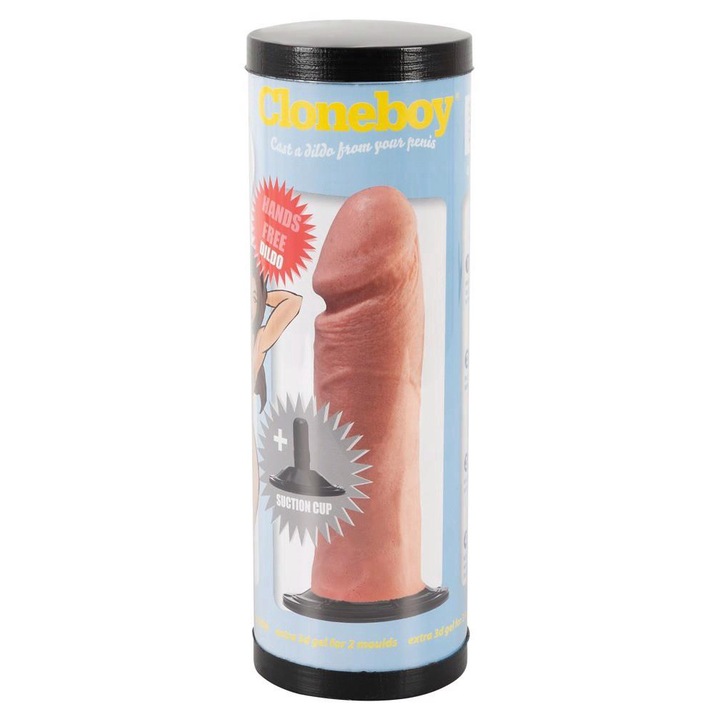 Kit Clonare penis - Dildo personalizat, cu ventuza - Cloneboy Suction