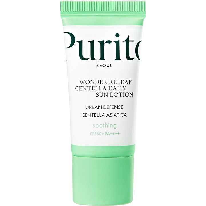Crema de fata Wonder Releaf Centella Daily Sun Lotion SPF 50+ PA++++, Purito, 15 ml