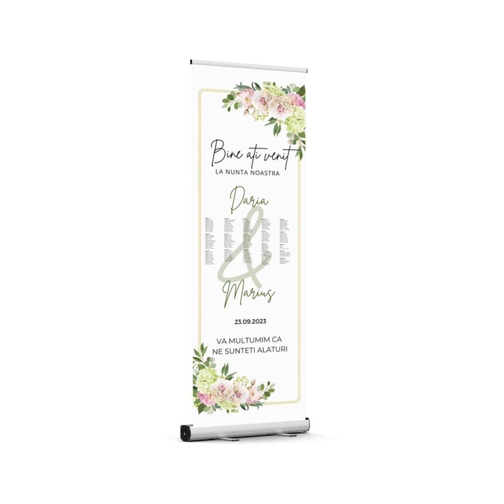 Sistem de afisare Visual Roll-up click 85x200cm