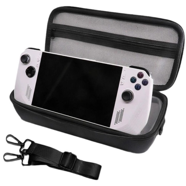 Husa consola Jys pentru Asus ROG Ally, rezistenta la socuri si apa, negru