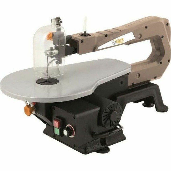 Provence Outillage láncfűrész, 400mm, 85-120W, bézs, kábellel