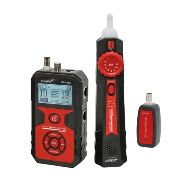 Tester Cablu de Retea, Localizator Linie, Functie PoE, VFL & Memorie, Multicolor