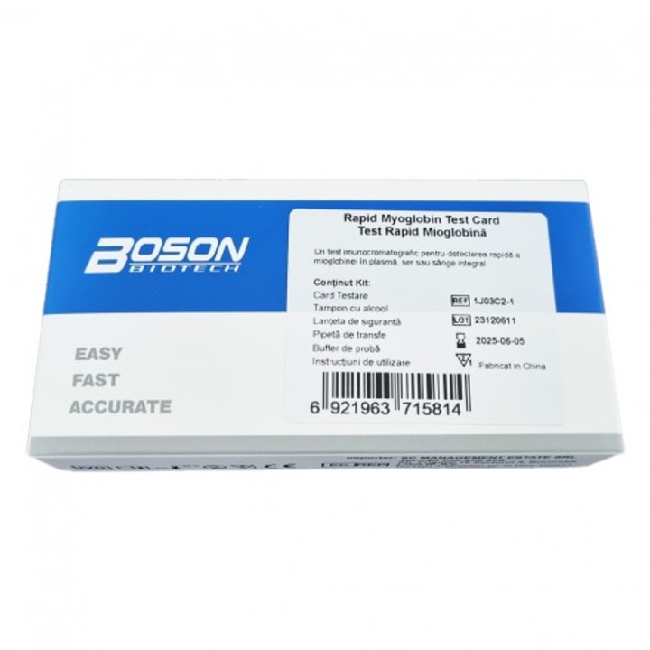 Test Rapid Mioglobina, BOSON, 1 Buc