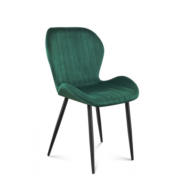 Bliz kényelmes irodai szék ebédlő szék étkezőszék 2.0 bársony, Zöld