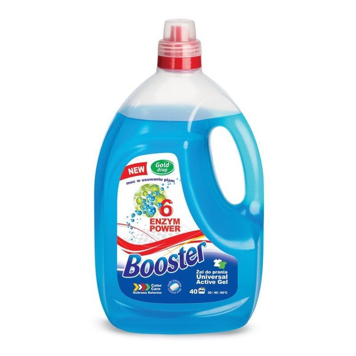 Booster Mosógél, 60 mosás, 3 l