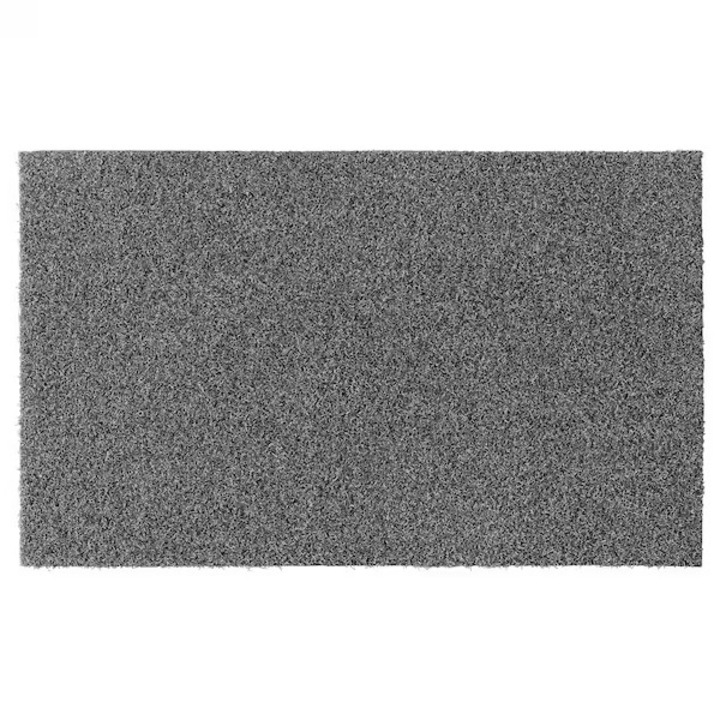 Covor intrare, interior/exterior, 50x80 cm, antiderapant, din polipropilena, rezistent indiferent de vreme, gri