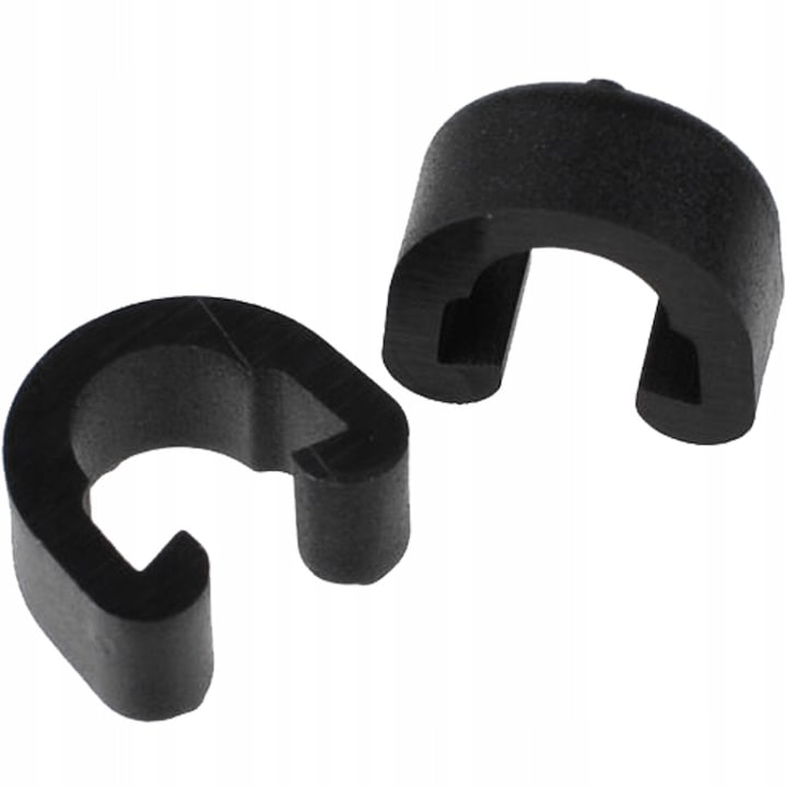 Clema Pentru Teaca Cablu Schimbator/Frana, 4 - 5 Mm, C-Clip, 5 Buc, Negru