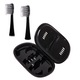 Periuta de dinti sonica, perie sonica ADLER AD 2180, 2 in 1 periuta sonica si irigator, 1200-1700 miscari/min, presiune 40-100 PSI, rezervor 500 ml, 2 capete incluse, incarcare USB-C, Negru, 1 bucata