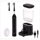 Periuta de dinti sonica, perie sonica ADLER AD 2180, 2 in 1 periuta sonica si irigator, 1200-1700 miscari/min, presiune 40-100 PSI, rezervor 500 ml, 2 capete incluse, incarcare USB-C, Negru, 1 bucata