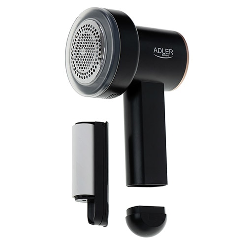 Aparat curatat scame ADLER, 3 viteze, LED, negru-auriu, 19.5x10.5x9cm