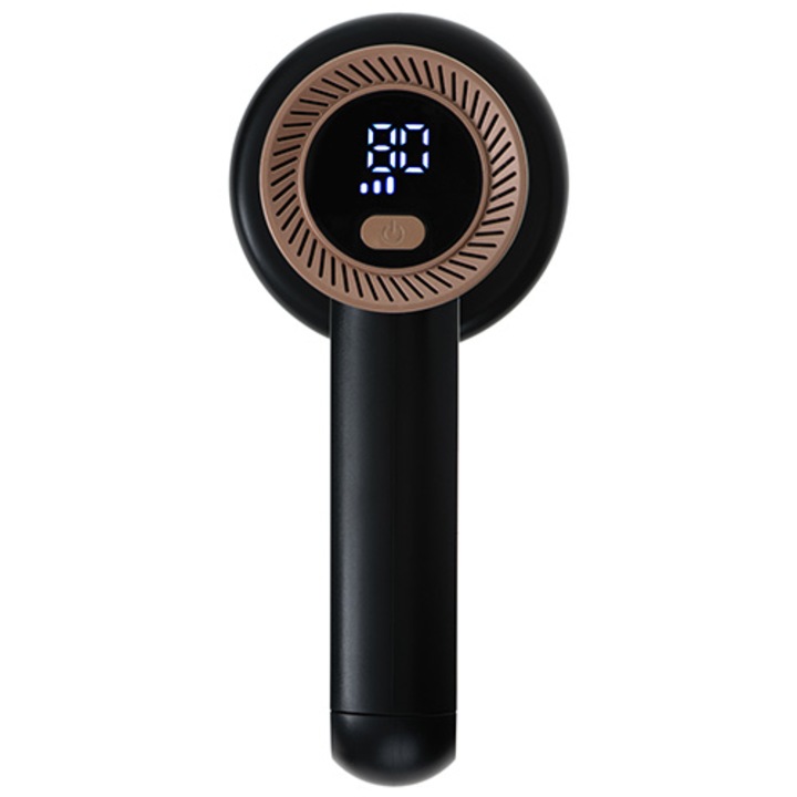 Aparat curatat scame ADLER, 3 viteze, LED, negru-auriu, 19.5x10.5x9cm