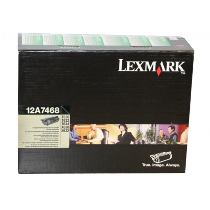 Cartus toner Lexmark T630, negru, pentru etichete, 21K