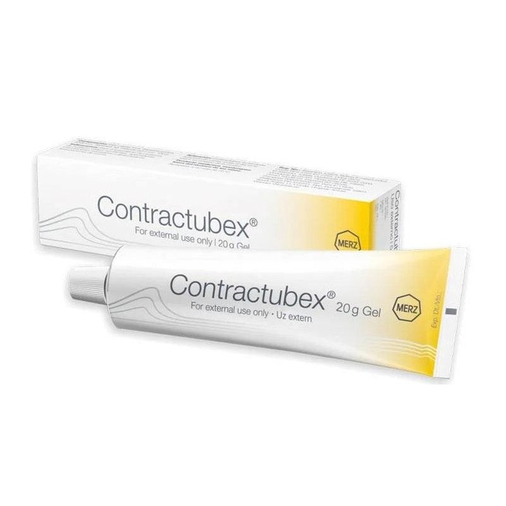 Contractubex gél, hegek és sérülések kezelésére, 20 g, Merz