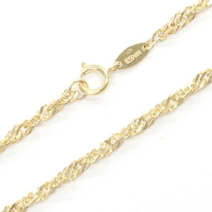 Lant barbatesc MG, aur galben, 50cm, 1.95 g