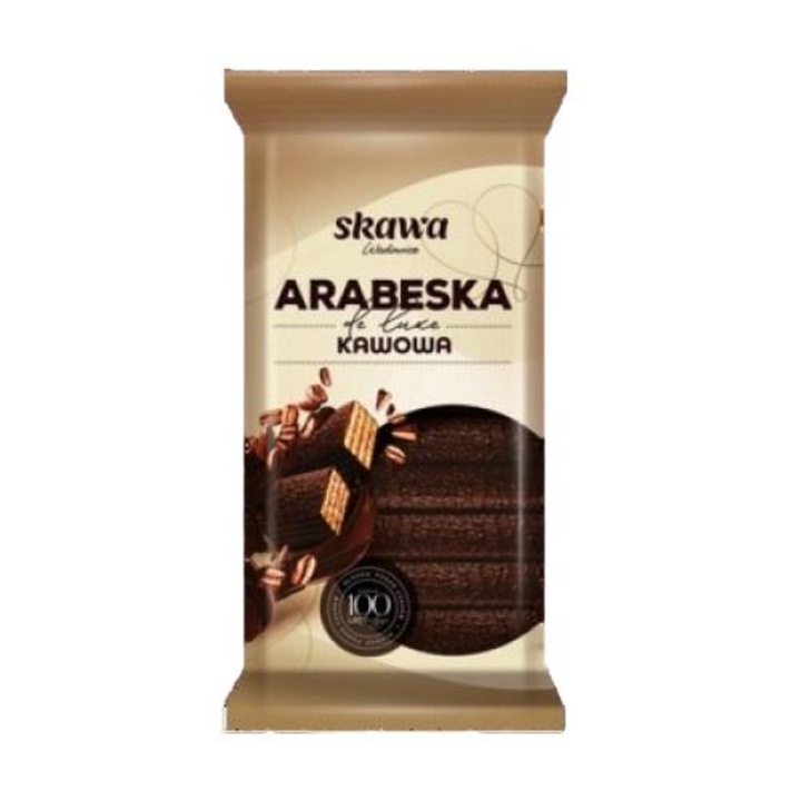 Batoane Arabeska de Luxe, Skawa, Aroma de Cafea, cu Ciocolata, 190g