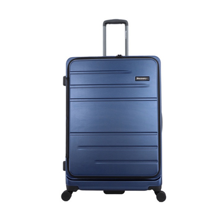 Куфар с колелца Discovery PATROL, поликарбон, 4 двойни колела, TSA, синя
