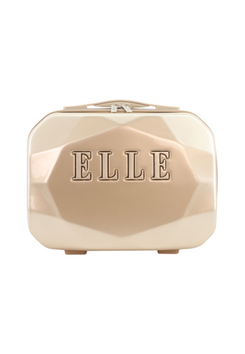 ELLE Diamond női táska, prémium, ABS polikarbonát, arany, fogantyús