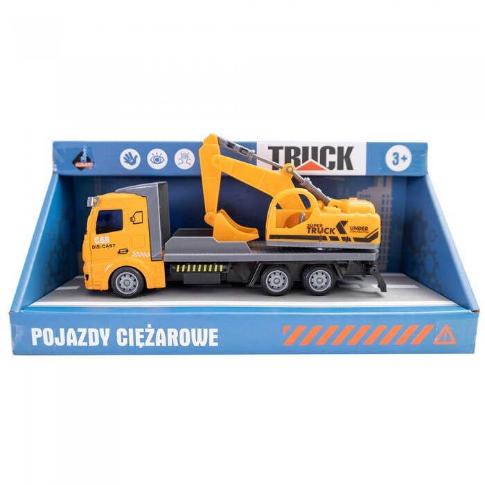 Excavator, pentru copii 3-5 ani, galben - eMAG.ro