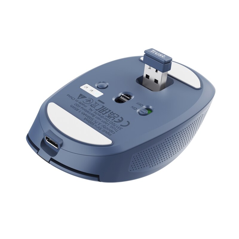 Mouse, TRUST, Wireless, Albastru - eMAG.ro