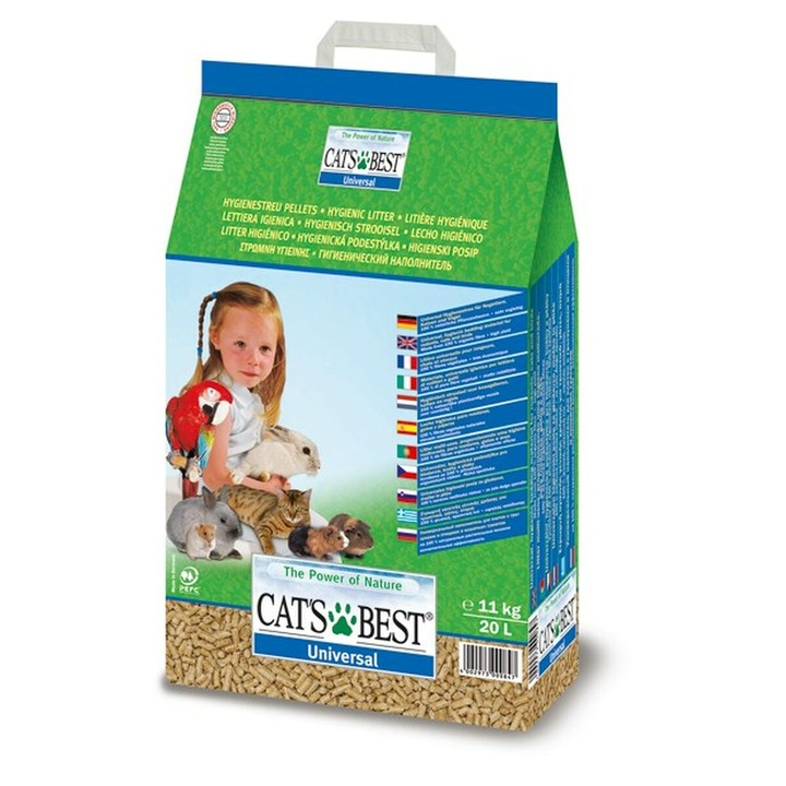 Almot macskáknak, Cat's Best, Univerzális, biológiailag lebomló, 20L