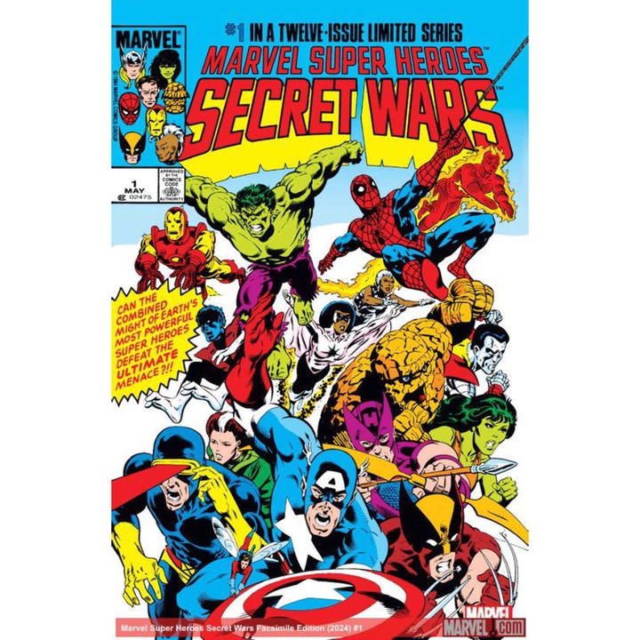 Комикс MSH, Secret Wars, 01, Facsimile Edition, Корица А, Автор Mike Zeck