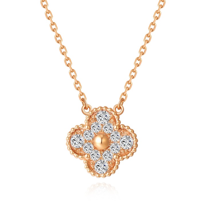 Colier dama, Cupru, Auriu/Argintiu