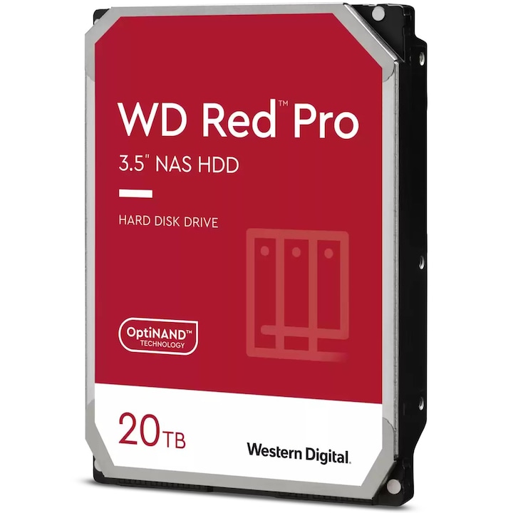 HDD WD Red Pro 20TB SATA-III, 7200 RPM, 512MB кеш