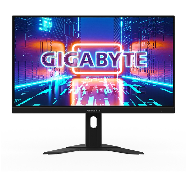Gigabyte M27U játékmonitor, 27", SS IPS, UHD, 3840 x 2160, HDMI, DisplayPort, 160 Hz, 1 ms, hangszórók, fekete