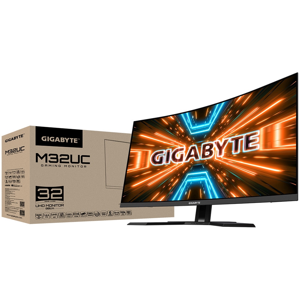 Monitor Gaming Curbat LED VA Gigabyte 31.5